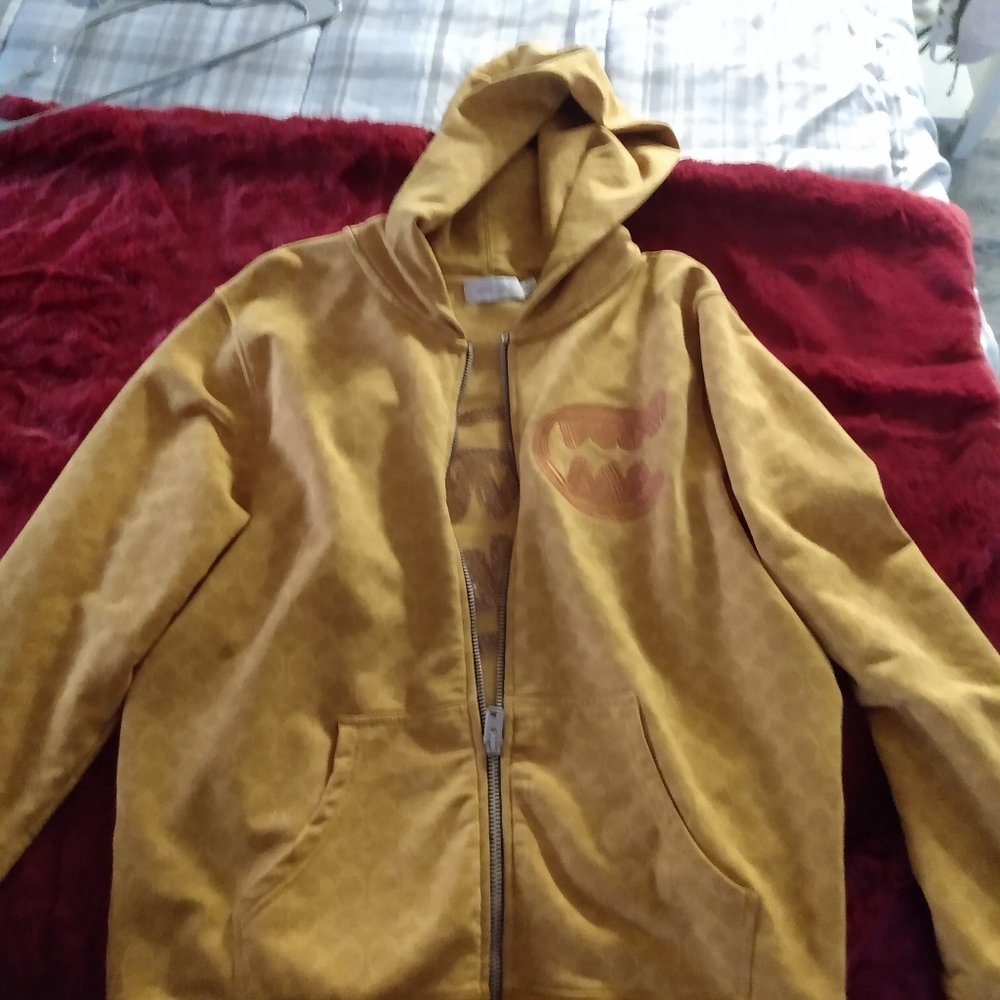 Coach x huang yu zip up hoodie